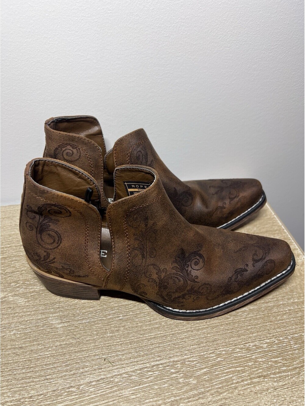 Roper Women's Brown Ankle Boots Size 7.5